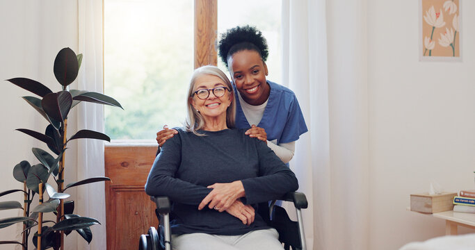 Caregiver with senior
